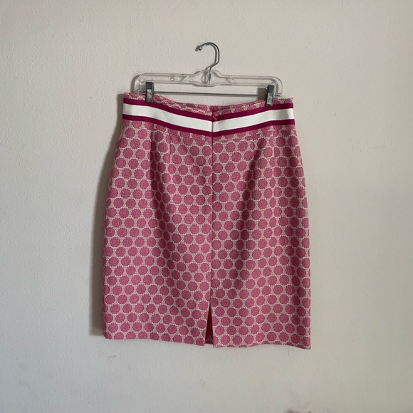 Isabella DeMarco Tahari Levine Pink PolkaDot Skirt - Picture 4 of 6